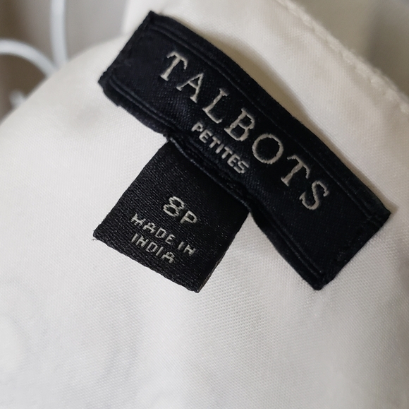 Talbots Embroidered Sleeveless Sheath Dress Size 8 Petite - Picture 8 of 9